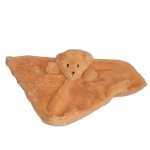 Best Made Toys Teddy Bear Rattle Baby Security Blanket Corduroy Lovey 12" X 11"